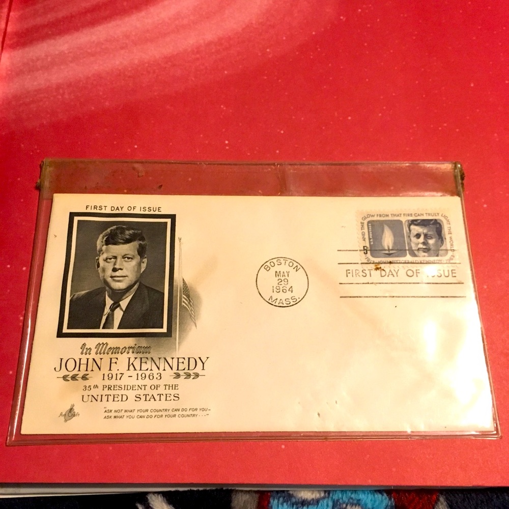President JOHN F. KENNEDY Vintage 1st Day Of Issue RARE Collector Envelope